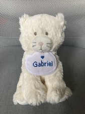 Peluche chaton brodée d'occasion  Vaucresson