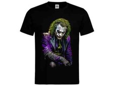 Camiseta Batman Coringa Cavaleiro das Trevas Filme Clássico Heath Ledger Design Promocional Antigo comprar usado  Enviando para Brazil