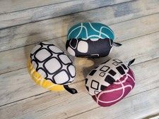 Conjunto de 3 bolas de brinquedo móvel de pelúcia 4Moms MamaRoo amarelo-petróleo marrom peça de reposição comprar usado  Enviando para Brazil