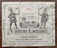 étiquette château lagrange d'occasion  Toul