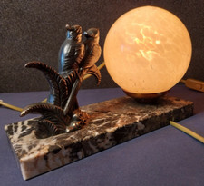 Tischlampe bronze figur gebraucht kaufen  Hemsbach