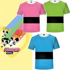 Cosplay The Powerpuff Girls Blossom 3D T-Shirts Adult Kids Sports Top T-Shirts comprar usado  Enviando para Brazil