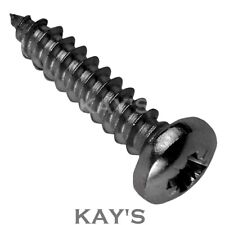 Black wood screws for sale  WAKEFIELD