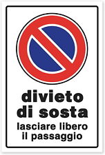 Divieto sosta cartello usato  Corato