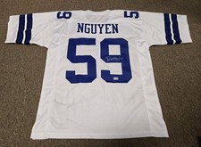 Camiseta Dat Nguyen branca XL assinada Beckett autografada Texas A&M Aggies Dallas Cowboys  comprar usado Camiseta Dat Nguyen branca XL assinada Beckett autografada Texas A&M Aggies Dallas Cowboys  comprar usado  Enviando para Brazil