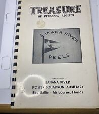 Treasure of Personal Recipes Banana River Power Squadron Melbourne FL Vintage segunda mano  Embacar hacia Mexico