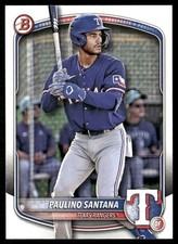 2025 BOWMAN PROSPECTS PAULINO SANTANA RC TEXAS RANGERS #BP-72, usado comprar usado 2025 BOWMAN PROSPECTS PAULINO SANTANA RC TEXAS RANGERS #BP-72, usado comprar usado  Enviando para Brazil