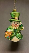 Radko irish snowman for sale  Alpharetta