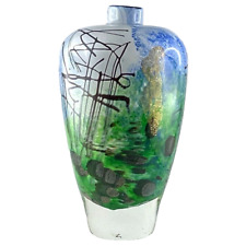 Grand vase verre d'occasion  Vallauris