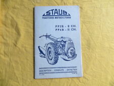 Tracteurs motoculteurs staub d'occasion  Saint-Laurent-de-la-Cabrerisse