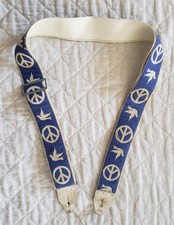 Pulseira de guitarra vintage original Ace Peace and Doves logotipo dourado feita nos EUA comprar usado  Enviando para Brazil