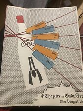 Menu chapitre gadz d'occasion  Paris XI