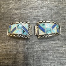 Pontas de relógio vintage Richard L Reeve Apache nativo americano opala turquesa esterlina comprar usado  Enviando para Brazil