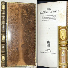 Usado, 1927 TEACHINGS OSIRIS EL EROS LEATHER EGYPT OCCULT GOD RELIGION DEATH PROPHECY comprar usado  Enviando para Brazil