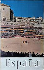 Plakat plakat - Plakat podróżny - España - Toros en Chunchon - Madryt - ok. lat 60., używany na sprzedaż  Wysyłka do Poland