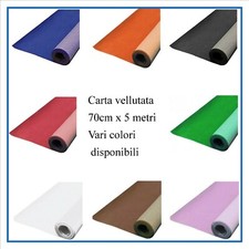 Rotolo carta vellutata usato  Gela