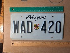 License plate maryland for sale  San Diego