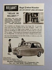 1958 robin reliant for sale  LINCOLN