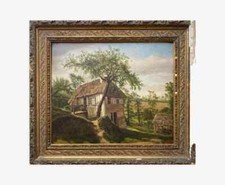 Antique 19th painting d'occasion  Cannes-La-Bocca