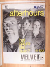 Poster concerto afterhours usato  Monte San Pietro
