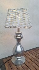Tischlampe korb silber gebraucht kaufen  Kleve