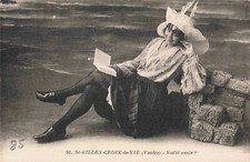 Cpa vert scene d'occasion  Nogent-sur-Marne