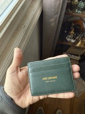 Porta-cartões de couro Aime Leon Dore ALD em Green Queens New York Teddy Santis comprar usado  Enviando para Brazil