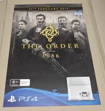 Usado, Pôster promocional oficial PS4 The Order 1886 varejo comprar usado  Enviando para Brazil