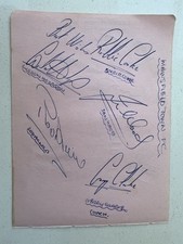 Hand signed autographs for sale  WHITLEY BAY