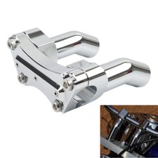 Usado, 3,5" Lenkererhöhung und obere Klemme für Harley Fat Boy Heritage Softail Chrom comprar usado  Enviando para Brazil