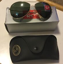 Usado, Óculos de sol Ray-Ban estilo aviador RB 3454L 001/71 dourado/verde lentes degradê comprar usado  Enviando para Brazil