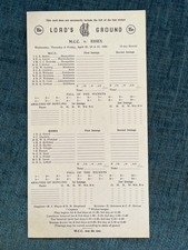 Cricket scorecard mcc for sale Cricket scorecard mcc for sale  COALVILLE