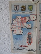 Leuna zapfstellen karte gebraucht kaufen  Ginsheim-Gustavsburg