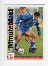 Cartão de futebol da Copa do Mundo de 1994. Anastasias Mitropoulos Grécia comprar usado  Enviando para Brazil