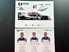 Assinado United Autosports Ligier # Euro Le Mans Series Owen Hugo de Sadeleer Boyd comprar usado  Enviando para Brazil