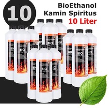 10 x 1 LITER BIOETHANOL PREMIUM SPIRITUS 100% BIO ALKOHOL FÜR KAMIN GRILL 10L na sprzedaż  Wysyłka do Poland