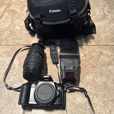 Filme SLR Canon EOS Rebel XS 35mm com 70-300mm e extras comprar usado  Enviando para Brazil