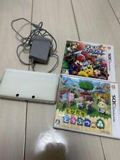 Nintendo 3DS Branco – Testado, Rachadura Menor, Carregador + Animal Crossing & Smash comprar usado  Enviando para Brazil