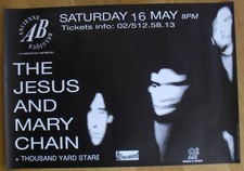 THE JESUS AND MARY CHAIN pôster concerto original '92 onda gótica AB BELGIUM comprar usado  Enviando para Brazil