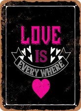Metal sign love for sale  USA