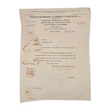 Vtg 1911 wiley for sale  Smiths Station