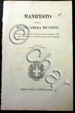 Documento manifesto regia usato  Vimodrone