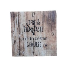 Wanduhr glas 30x30cm gebraucht kaufen  Murnau a.Staffelsee