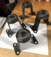 KIT USADO/CONJUNTO DE 4 TAMPAS DE RODA FLOWBELOW Aero e conjunto de 4 suportes/travas duplas, usado comprar usado  Enviando para Brazil