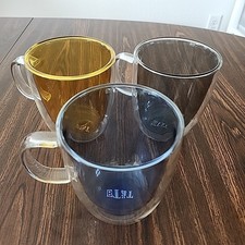 Usado, Canecas de café de vidro de parede dupla Btat 12 oz conjunto de 3, xícaras latte transparentes, isolamento comprar usado Usado, Canecas de café de vidro de parede dupla Btat 12 oz conjunto de 3, xícaras latte transparentes, isolamento comprar usado  Enviando para Brazil