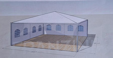 Gazebo tendone bianco usato  Solferino