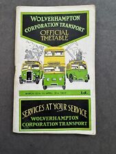 1937 wolverhampton corporation for sale  BACUP