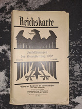 Reichskarte herbstübungen hee gebraucht kaufen  Wächtersbach