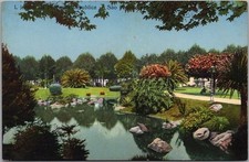 Cartão postal vintage de São Paulo, BRASIL "Jardim da Paraca da República" / Não usado comprar usado  Enviando para Brazil
