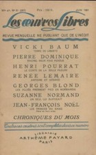 Oeuvres libres collectif d'occasion  Hennebont